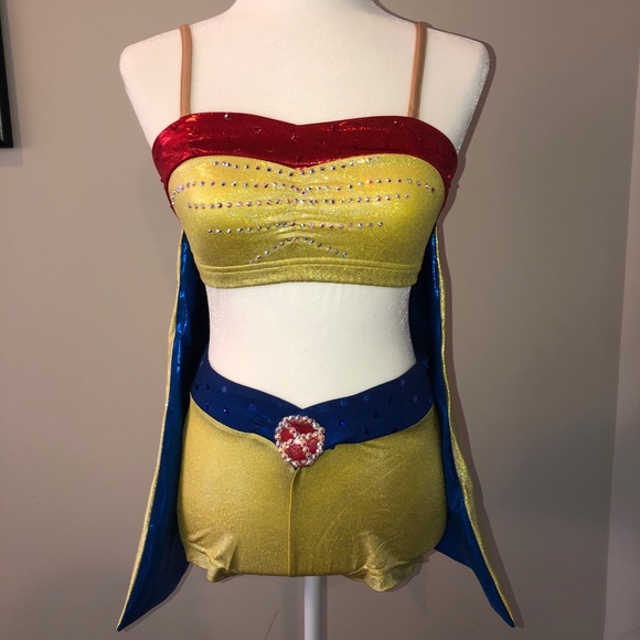 Dance costume. Super hero themed.